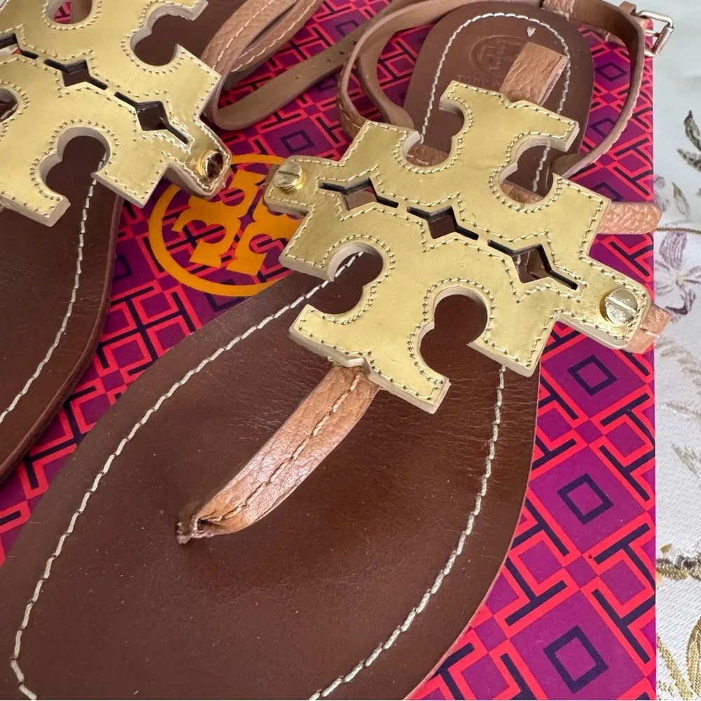 Tory Burch Chandler Flat Sandal - SIZE 10.5